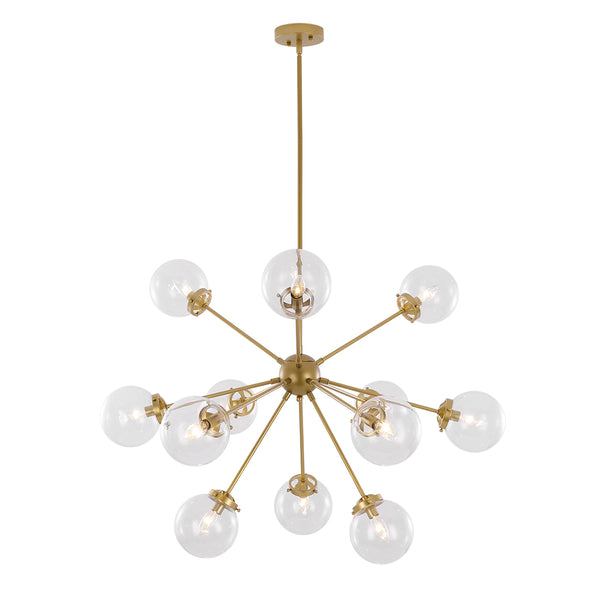 12-Light Modern Sphere Sputnik Chandelier