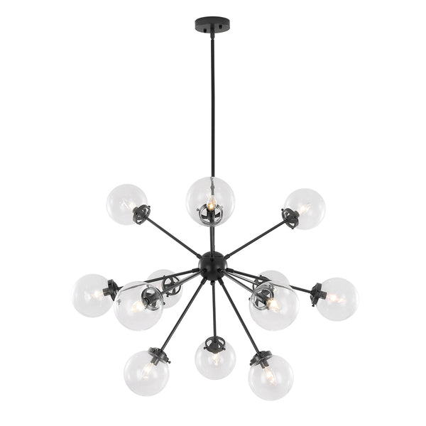 12-Light Modern Sphere Sputnik Chandelier