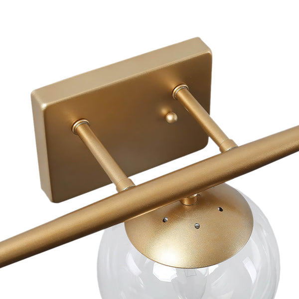 3-Light Gold Dimmable Vanity Light