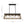 5-Light Rectangular Kitchen Island Chandelier