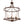 6-Light Rustic Drum Chandelier