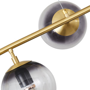 Chandelieria-Modern Glass Sphere Shades Linear Chandelier-Chandelier-Default Title-