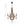 8-Light Vintage Beads Accents Empire Chandelier
