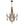 8-Light Vintage Beads Accents Empire Chandelier