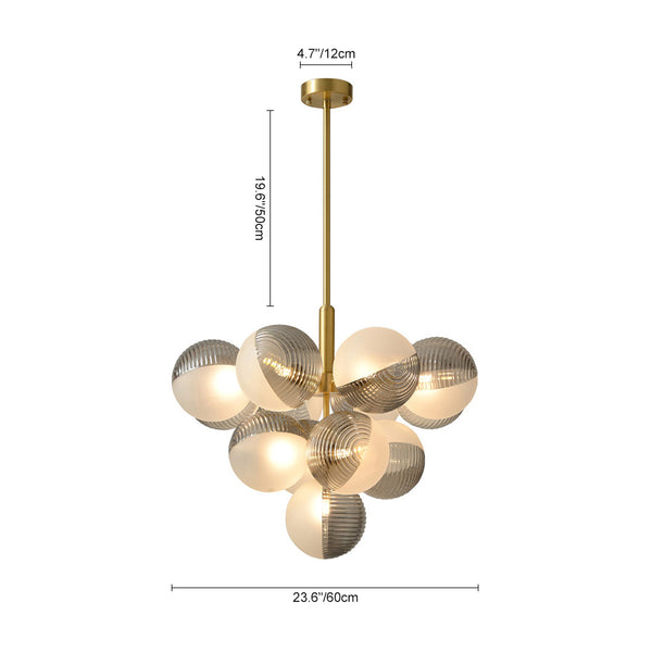 Decorative Bubble Cluster Grape Chandelier