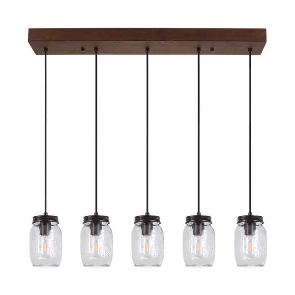 Mason Jar Light Kitchen Island Pendant Chandelier