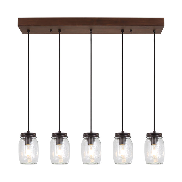 Mason Jar Light Kitchen Island Pendant Chandelier