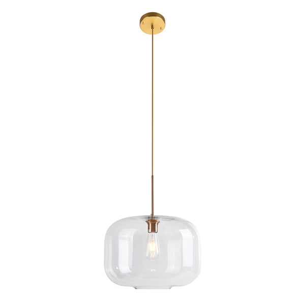 Mid Century Glass Pendant Light