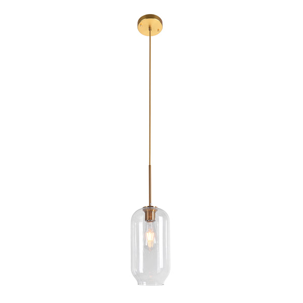 Mid Century Glass Pendant Light