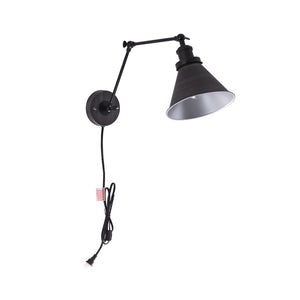 Mid Century Cone Adjustable Wall Lamp