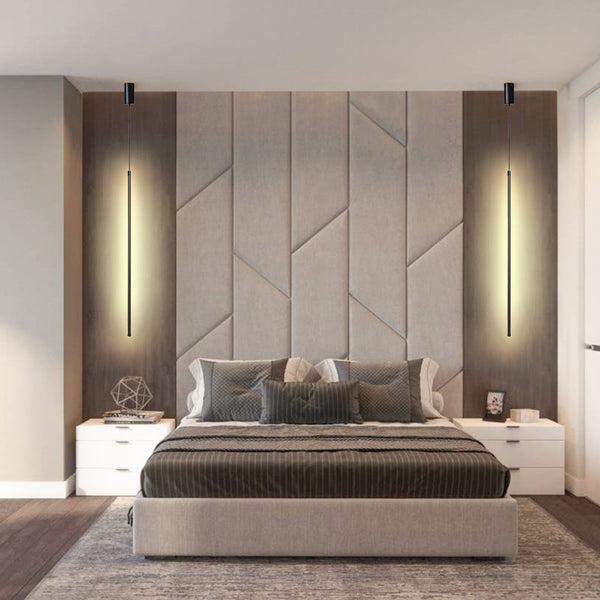 Minimalist Slender Strip LED Pendant Light