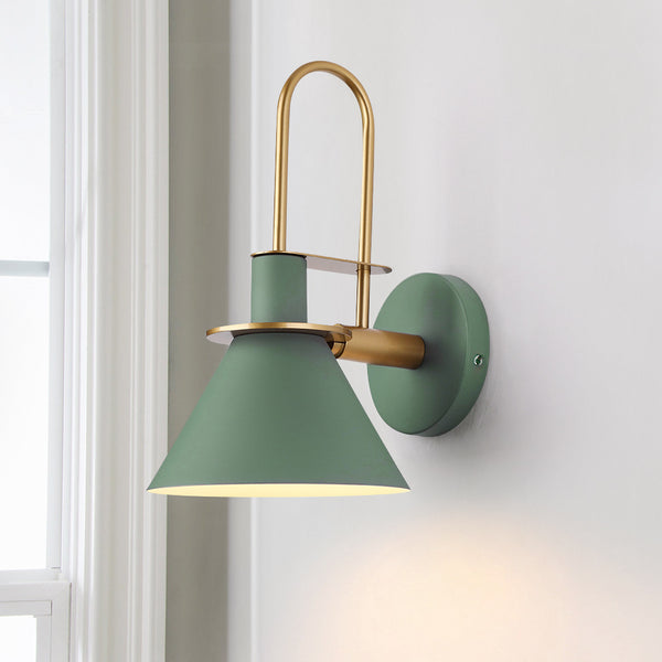 Modern Bedroom Matte Black Wall Sconce