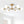 Modern Brass Semi Flush Mount Chandelier