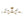 Modern Brass Semi Flush Mount Chandelier