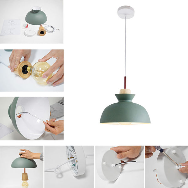 Modern Dome Hanging Pendant Light