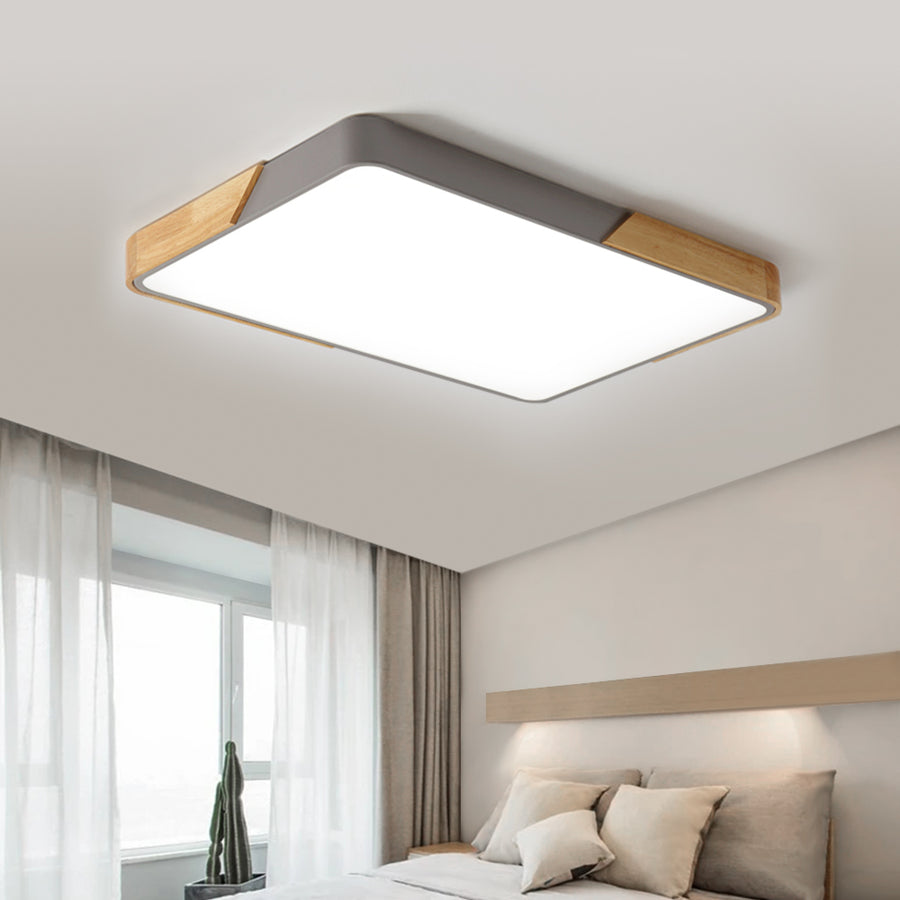 Modern Rectangular Led Flush Ceiling Light