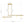 Scandinavian Glass Globe Linear Chandelier