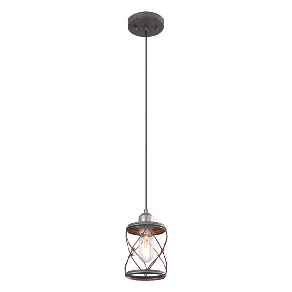 Single Small Cage Pendant Light