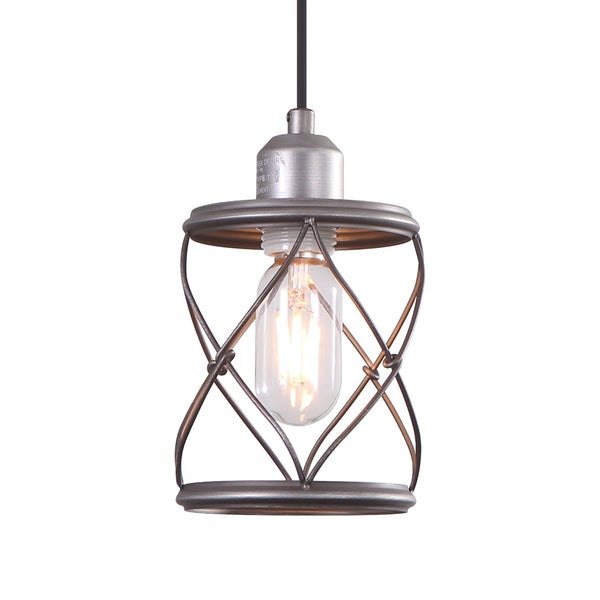 Single Small Cage Pendant Light