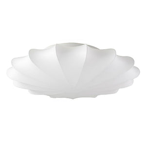 Chandelieria-3-Light Modern Flush Mount Ceiling Light With Silk Lampshade-Ceiling Light-Small-