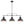 Chandelieria-3-Light Pendant Modern Linear Kitchen Island Lighting-Pendant-Default Title-