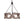 Chandelieria-3-Light Rustic Wood Drum Pendant Chandelier-Chandelier-6 Bulbs-