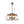 Chandelieria-4-Light Farmhouse Chandelier Cage Light-Chandelier-Brown-