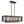 Chandelieria-5-Light Black Rectangle Wood Farmhouse Chandelier-Chandelier-Default Title-