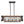 Chandelieria-5-Light Black Rectangle Wood Farmhouse Chandelier-Chandelier-Default Title-