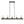 Chandelieria-5-Light Glass Wood Linear Chandelier-Chandelier-Default Title-