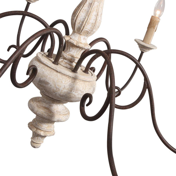 Chandelieria-6-Light Candle Style Anchor Chandelier-Chandelier-Default Title-