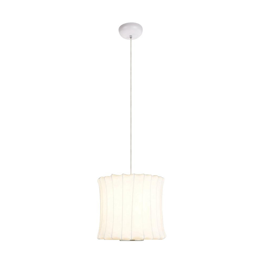 Chandelieria-Contemporary Bubble Silk Pendant Lamp-Pendant-Drum-