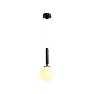 Chandelieria-Contemporary Small Globe Pendant Light-Pendant Light-Black-