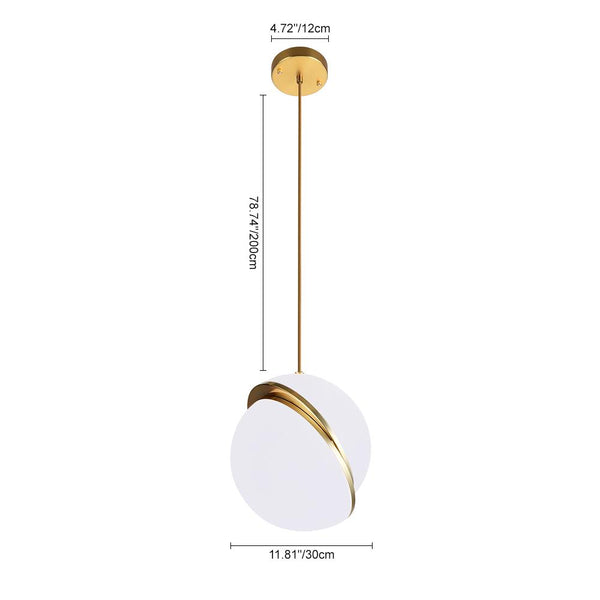 Chandelieria-Decorative Sphere Modern Glass Pendant Light-Pendants-Default Title-