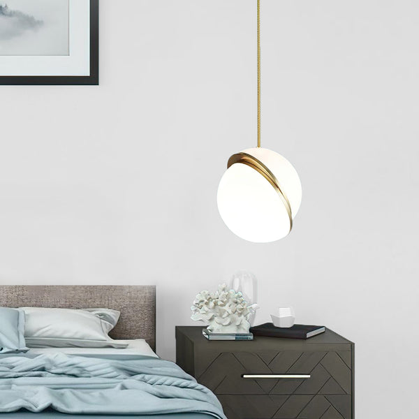 Decorative Sphere Modern Glass Pendant Light