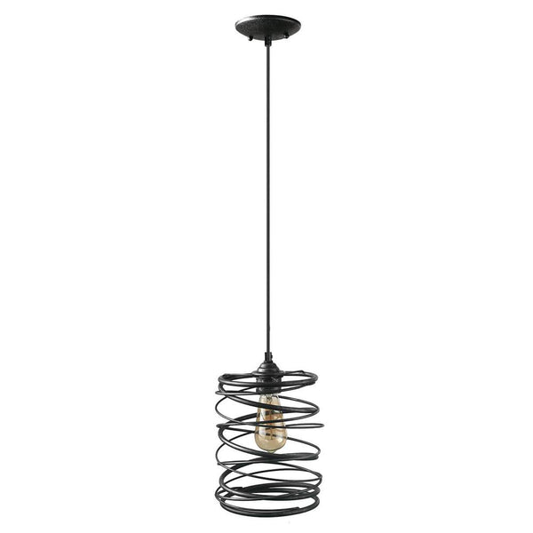 Chandelieria-Farmhouse Spring Single Hanging Pendant Light-Pendant-Default Title-