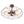 Chandelieria-Farmhouse Vintage Semi Flush Mount Ceiling Light-Ceiling Light-Rusty-