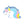 Chandelieria-Kids Dimmable LED Ceiling Light With Unicorn Pattern-Flush Mount-Blue-