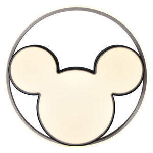 Chandelieria-Kids Mickey LED Ceiling Light for Bedroom-Flush Mount-Warm White-17"