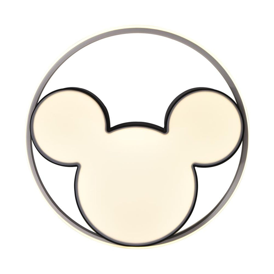 Chandelieria-Kids Mickey LED Ceiling Light for Bedroom-Flush Mount-Warm White-17"