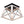 Chandelieria-Metal Modern Farmhouse Flush Mount Ceiling Light-Flush Mount-Gray-