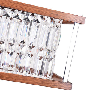 Chandelieria-Mid-Century Modern Crystal Island Chandelier-Chandelier-Default Title-