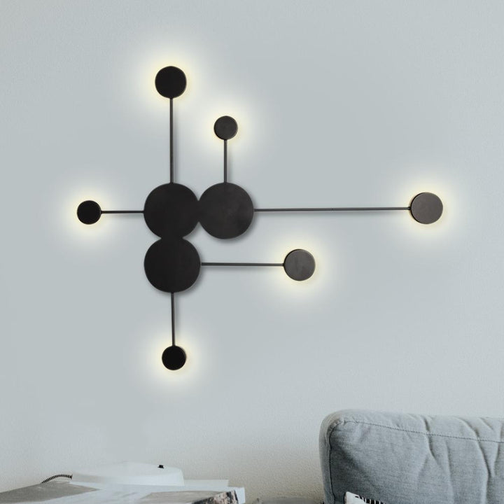 Chandelieria-Minimalist Modern LED Wall Sconce For Bedroom-Wall Light-6 bulbs-