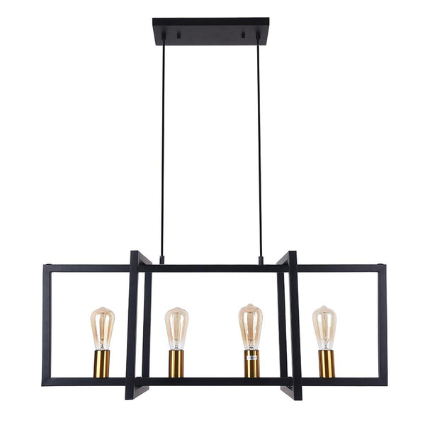 Chandelieria-Modern 4-Light Kitchen Island Linear Pendant Light-Pendant-Default Title-