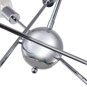 Chandelieria-Modern 6-Light Chrome Sputnik Chandelier-Chandelier-6 bulbs-