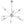 Chandelieria-Modern 9-Light Metal Sputnik Chandelier Lighting-Chandelier-Chrome-