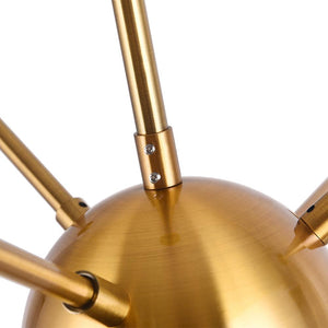 Chandelieria-Modern 9-Light Metal Sputnik Chandelier Lighting-Chandelier-Gold-
