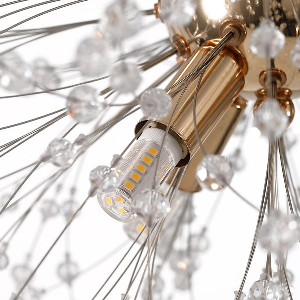 Chandelieria-Modern Firework Crystal Chandelier-Chandelier-Brass-