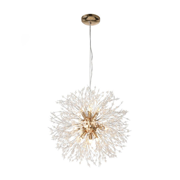 Chandelieria-Modern Firework Crystal Chandelier-Chandelier-Brass-12 Bulbs