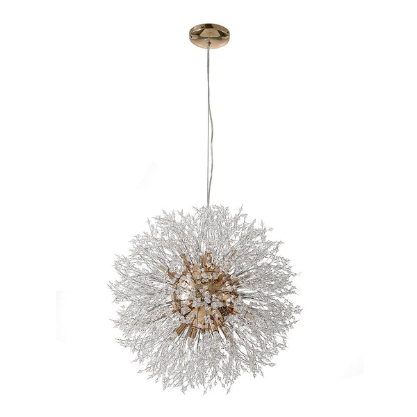 Chandelieria-Modern Firework Crystal Chandelier-Chandelier-Brass-16 Bulbs